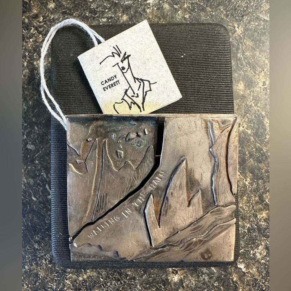 Sterling silver brooch